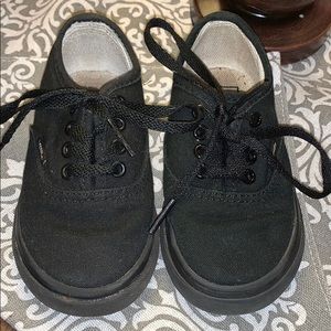 Size 6c all black vans